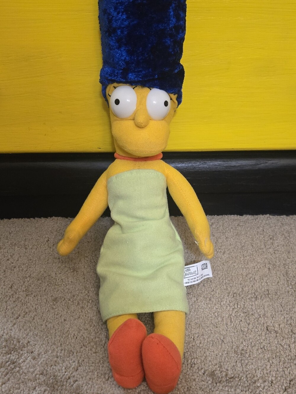Simpsons Marge 18" Doll 20th Century Fox 2005 Toy Factory Stuffed Plush Velvet